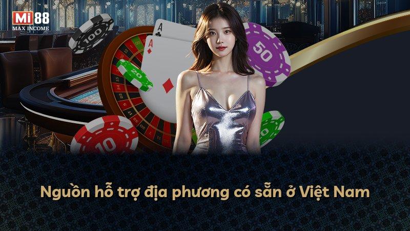 Nguồn hỗ trợ địa phương có sẵn ở Việt Nam